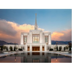 Ogden Utah Temple No-Flip Recommend Holder