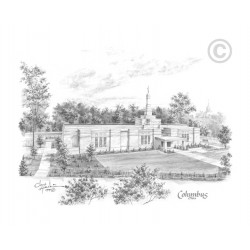 Columbus Ohio Temple Drawing