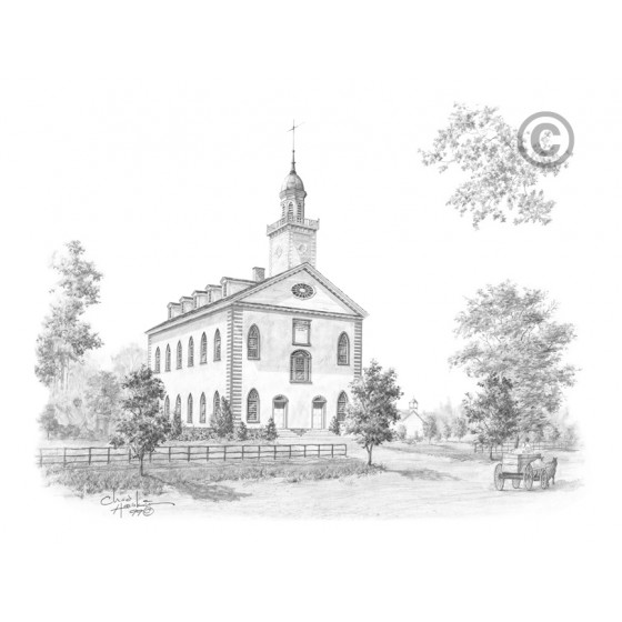 Kirtland Temple Drawing