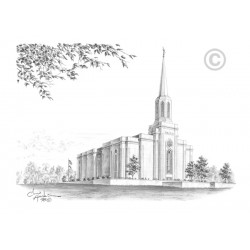 St. Louis Missouri Temple Drawing