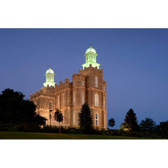 Logan Utah Temple No-Flip Recommend Holder