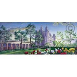 Salt Lake Temple (Spring at Temple Square)